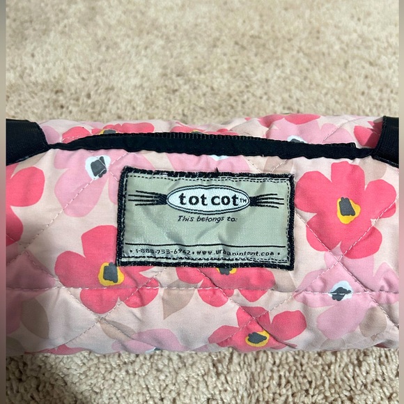 Urban Infant Tot Cot Mat for cots - Poppies - Picture 3 of 3